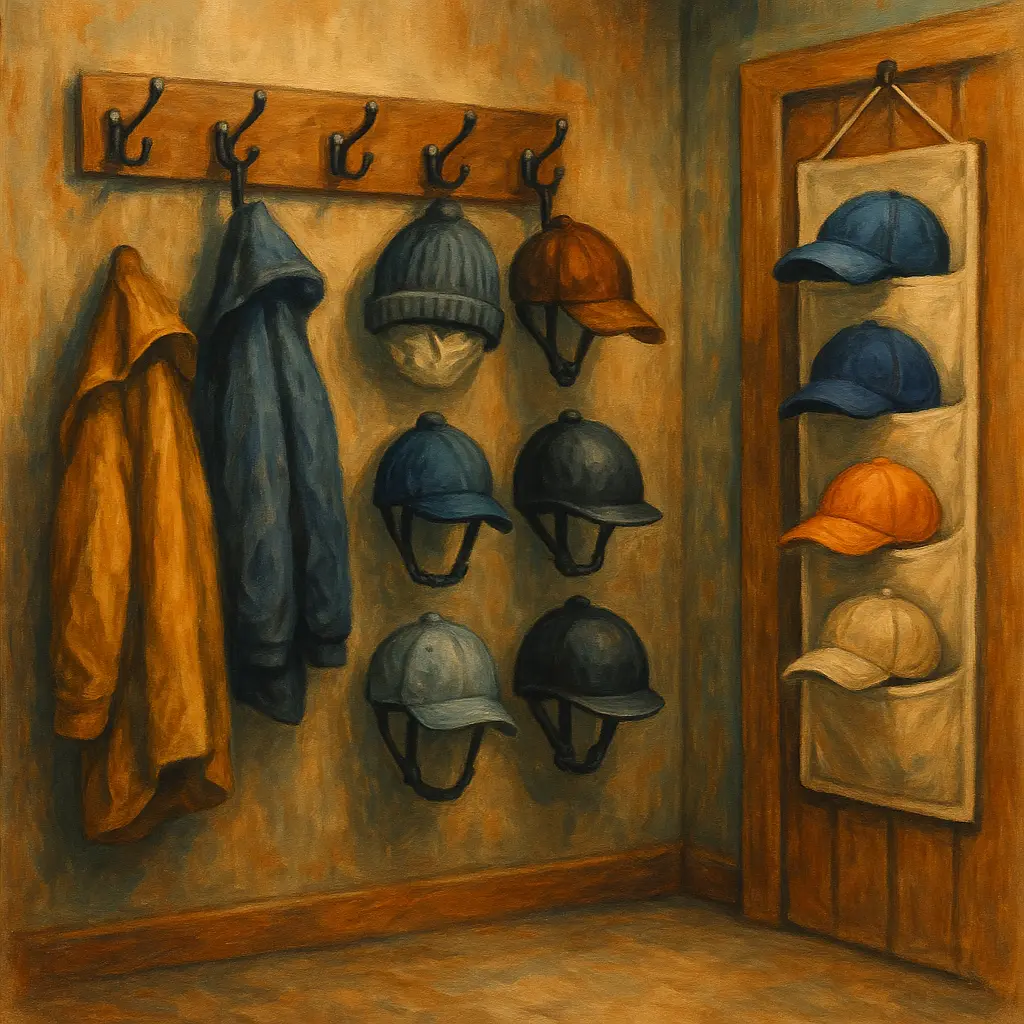 Hat Storage For UK Tack Rooms: Wall Racks Prevent Mould