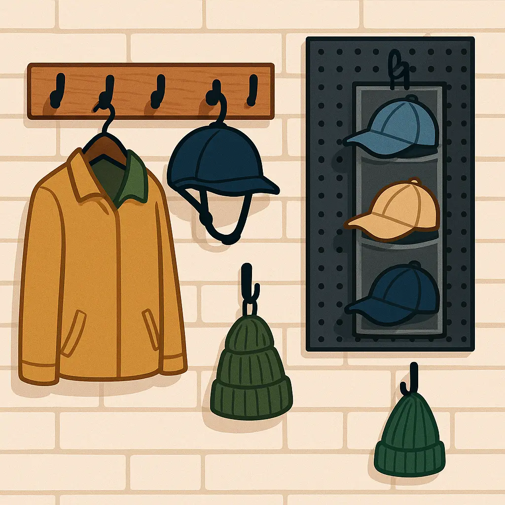 Hat Storage For UK Tack Rooms: Wall Racks Prevent Mould