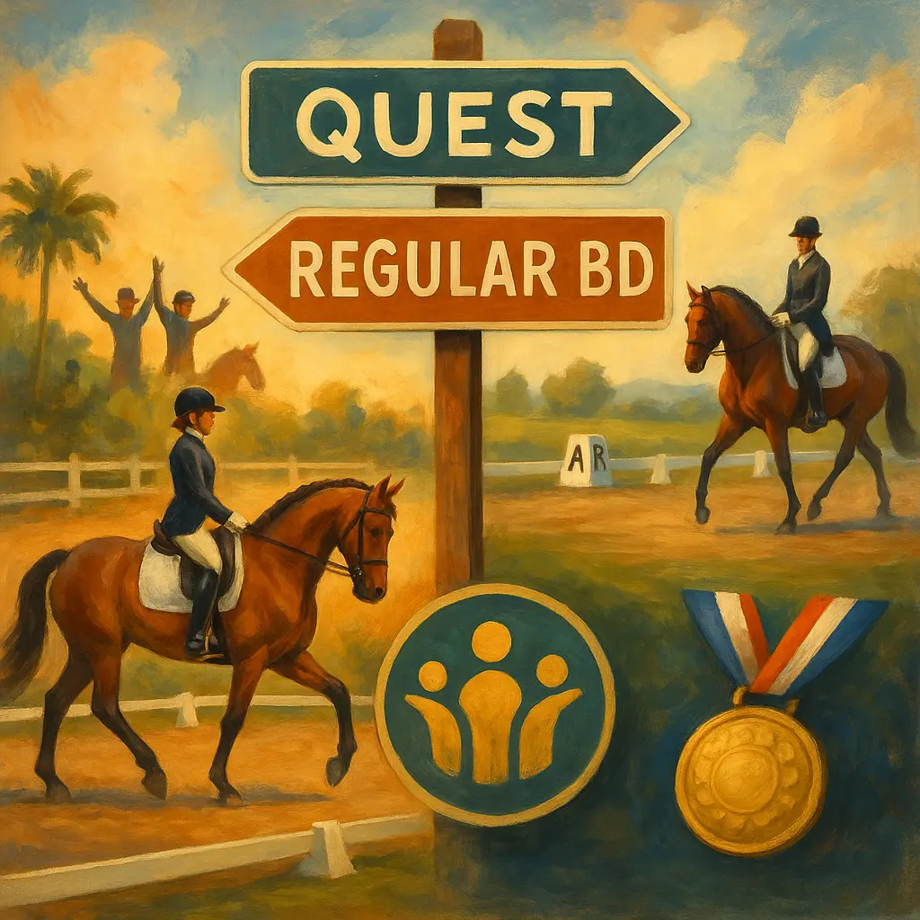 British Dressage Quest Vs BD: When To Make The Switch