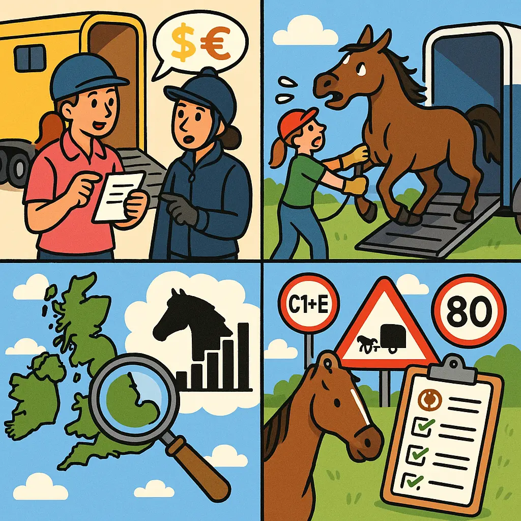 Towing A Horse Trailer In The UK: Rules, Weights, Safety