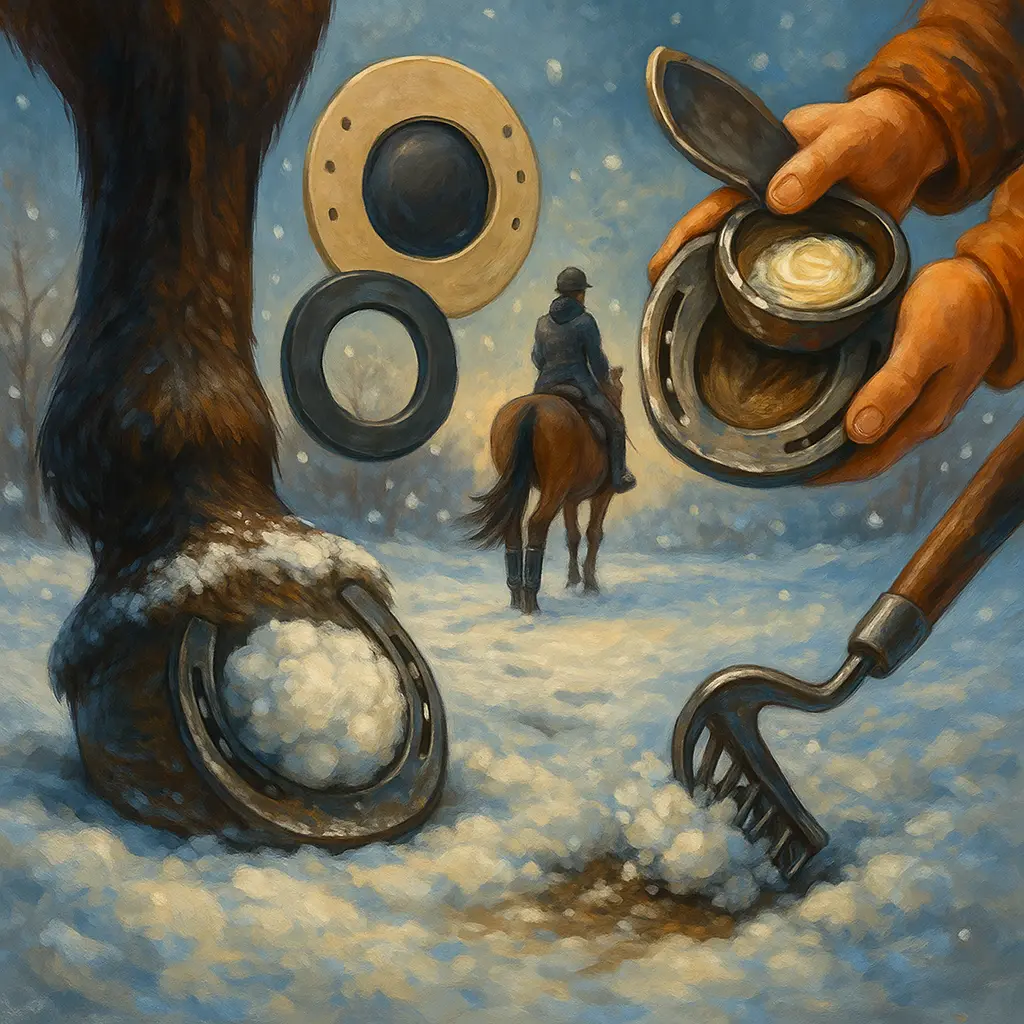 Horse Hoof Snowballing: How To Stop It In UK Winters