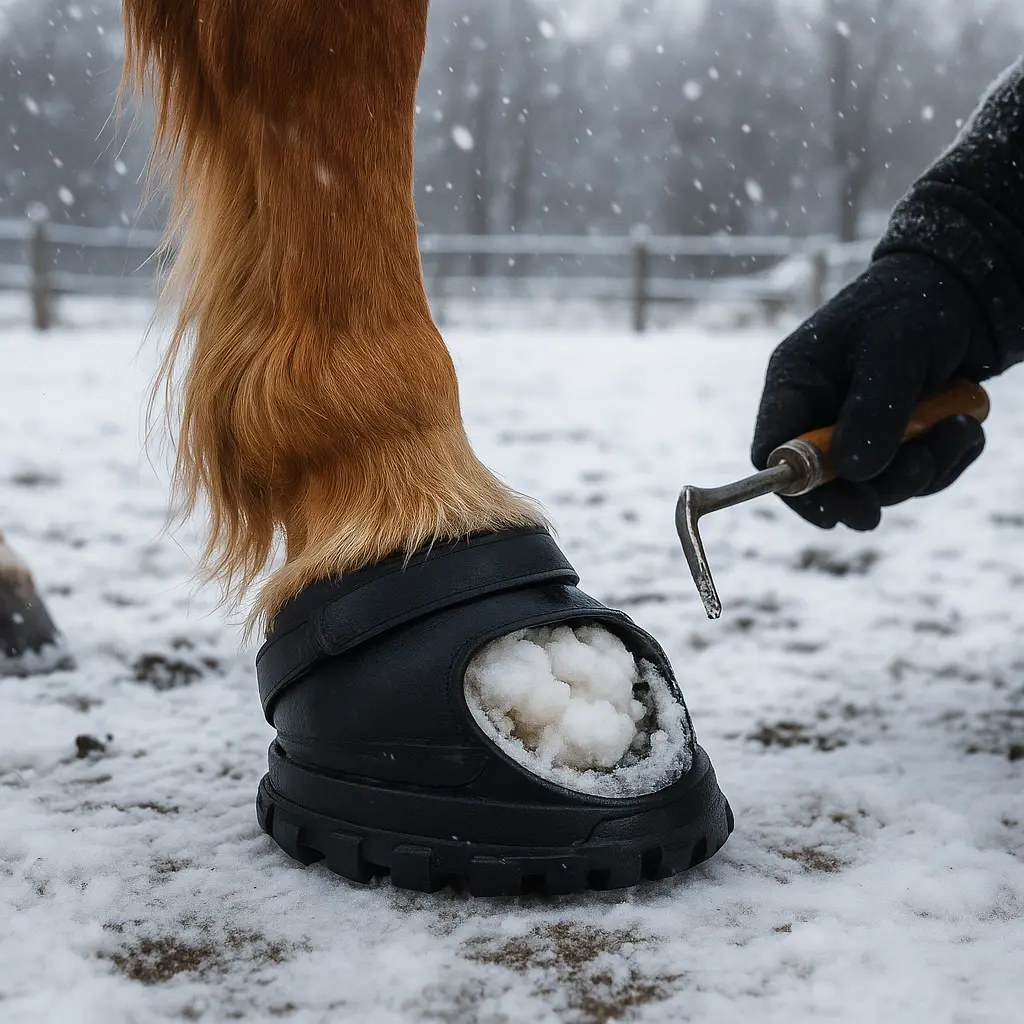 Horse Hoof Snowballing: How To Stop It In UK Winters
