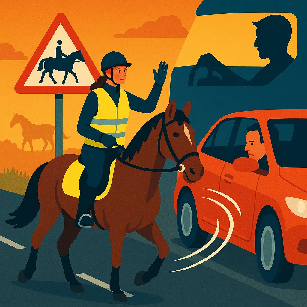 Horse Road Safety: Cut Risk With 10mph, 2 Metres, Hi-Vis