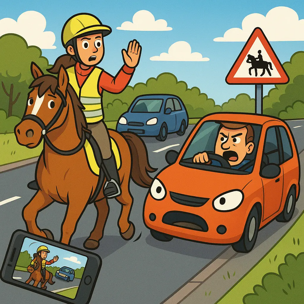 Horse Road Safety: Cut Risk With 10mph, 2 Metres, Hi-Vis