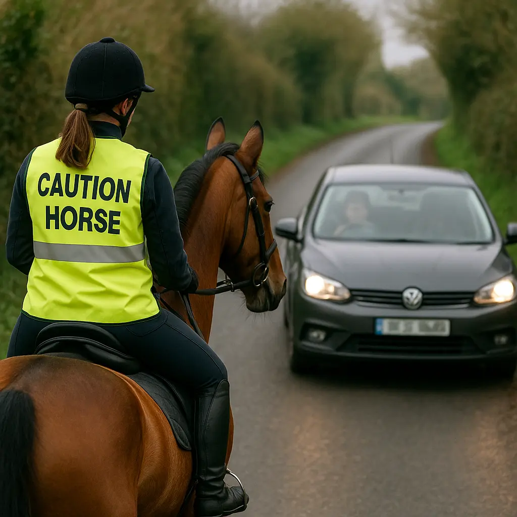 Horse Road Safety: Cut Risk With 10mph, 2 Metres, Hi-Vis