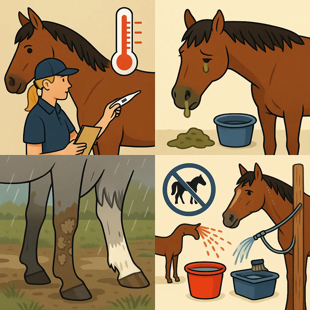 Horse Fever: What To Do When Your Horse Won't Eat Hay