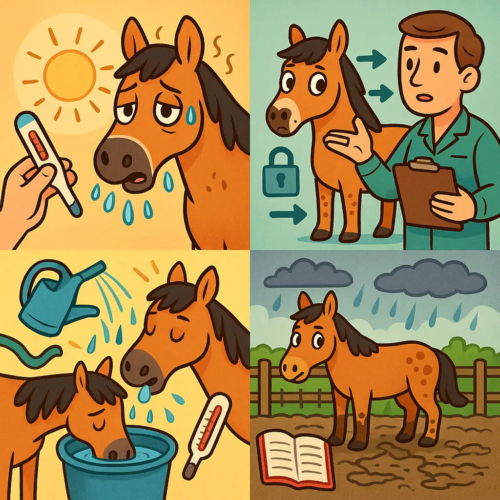 Horse Fever: What To Do When Your Horse Won't Eat Hay