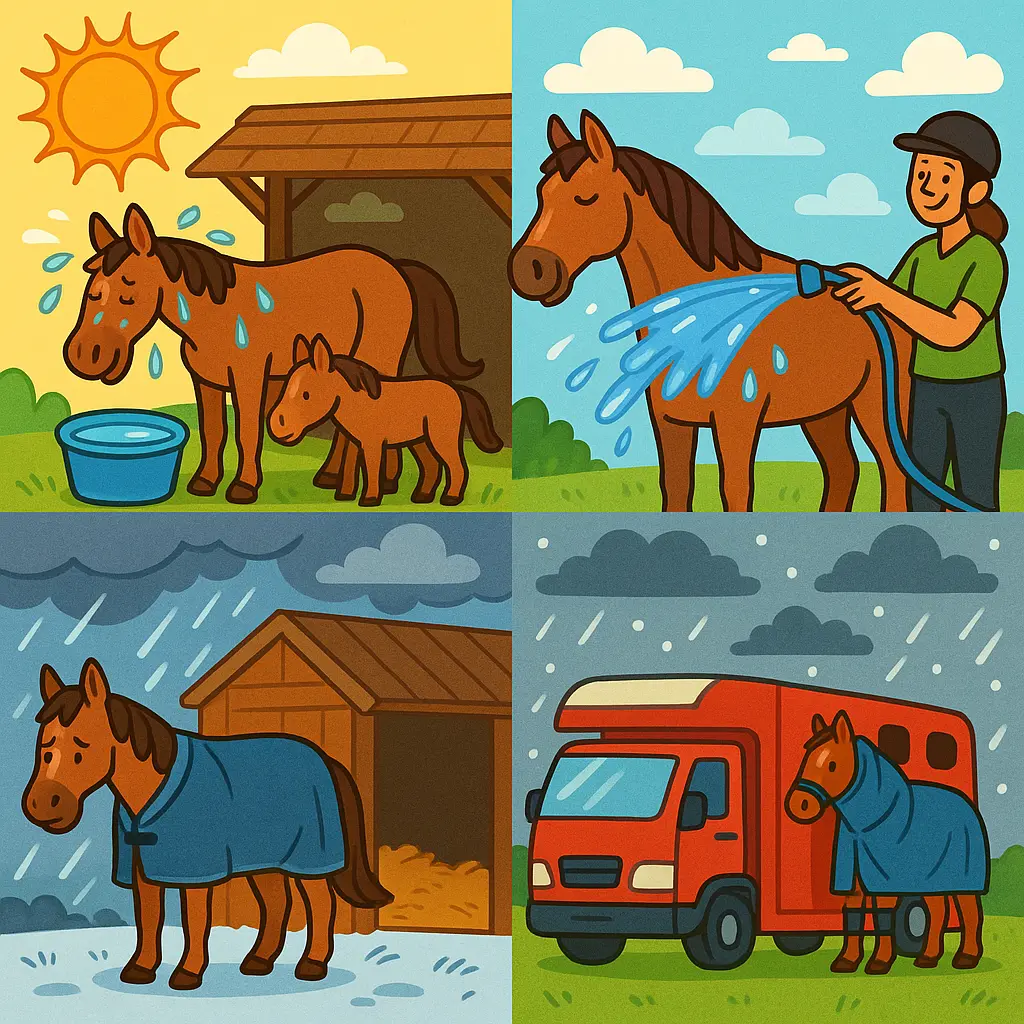 UK Horse Care In Extreme Weather: Heat And Cold Rules