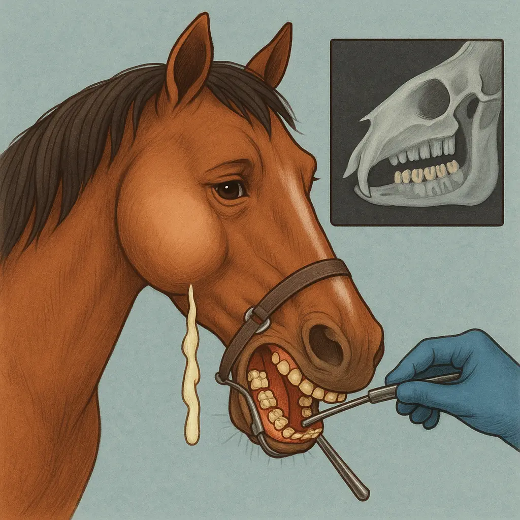 Horse Dental Infection: Act Fast On One-Sided Discharge