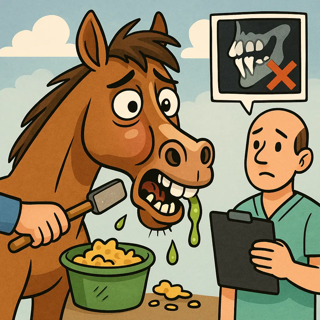 Horse Dental Infection: Act Fast On One-Sided Discharge