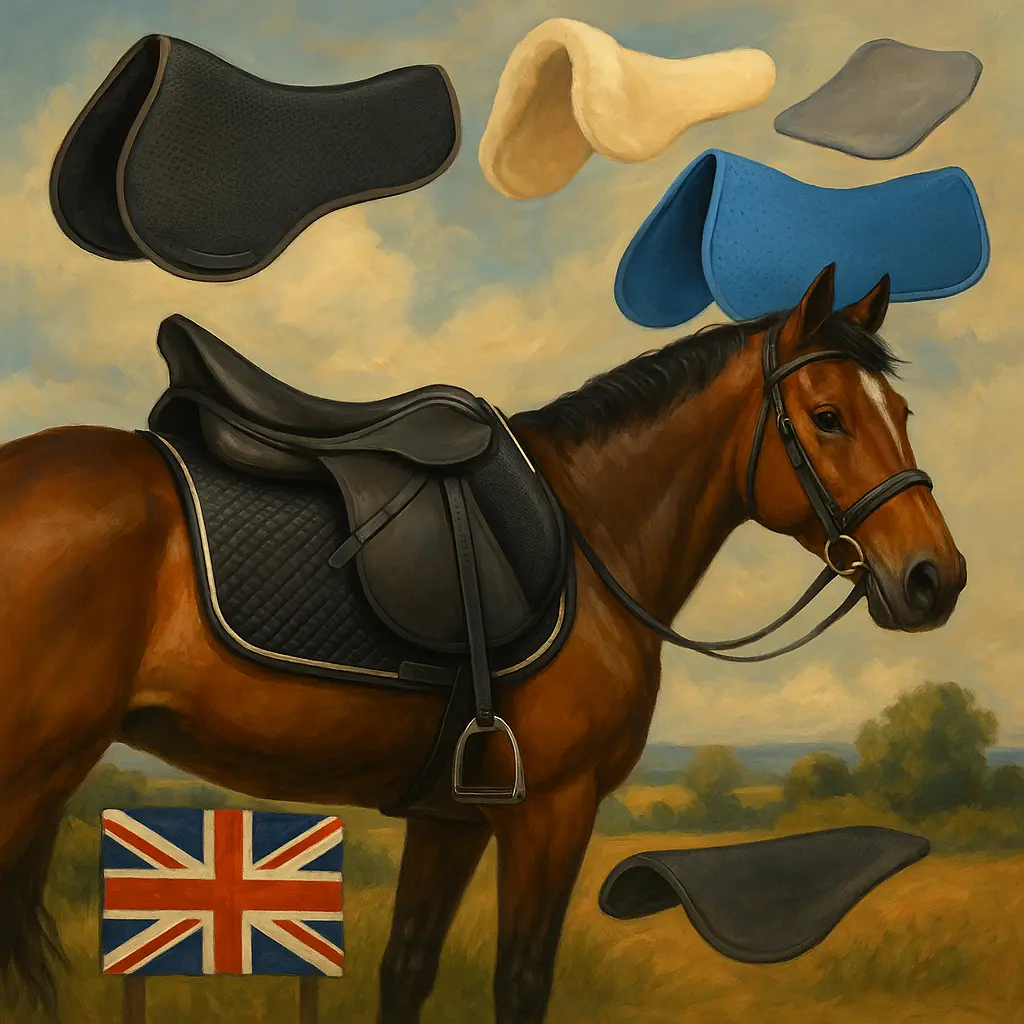 Saddle Pads For Long-Backed Horses: 17.5in Jump Fit