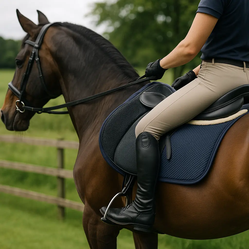 Saddle Pads For Long-Backed Horses: 17.5in Jump Fit