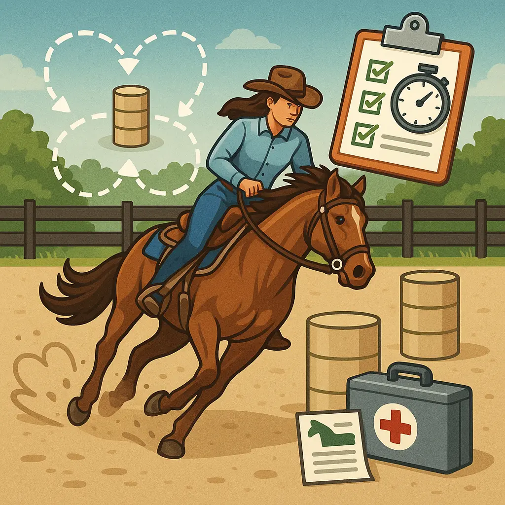 Barrel Racing In The UK: Train Safely At Your Yard