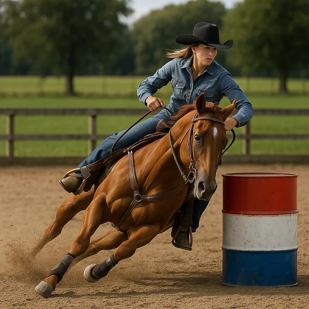 Barrel Racing In The UK: Train Safely At Your Yard