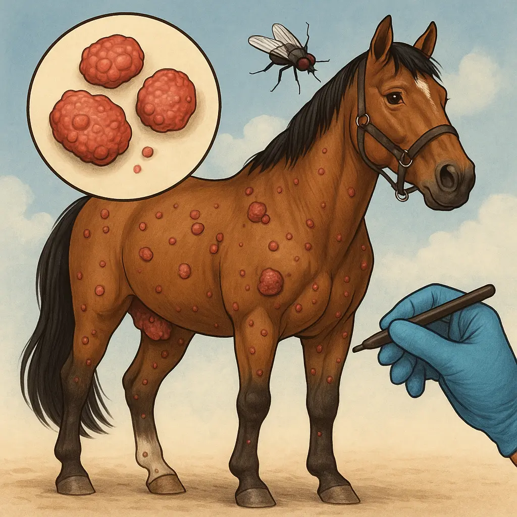 Equine Sarcoids: Early Action, Fly Control, Vet Care