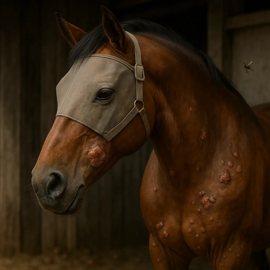 Equine Sarcoids: Early Action, Fly Control, Vet Care