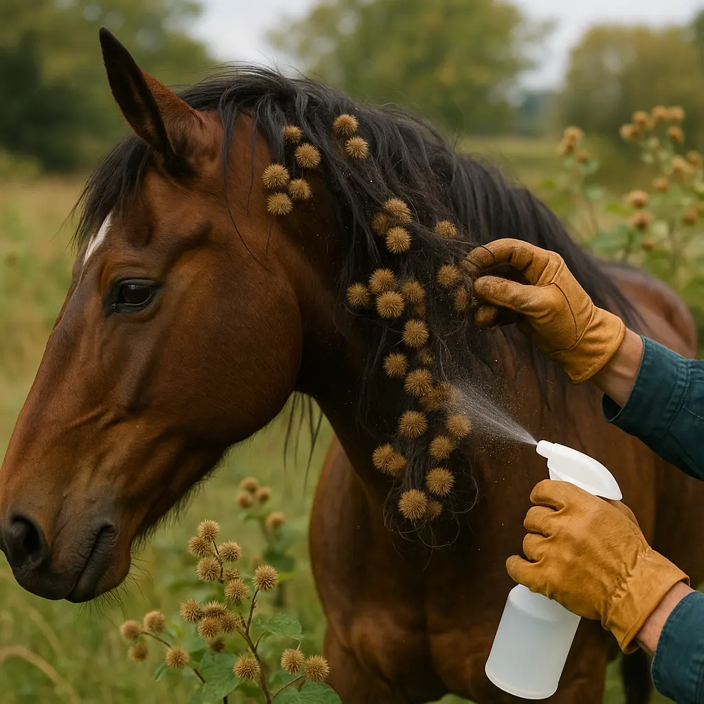 Burdock Burrs On Horses: Quick Removal And Prevention