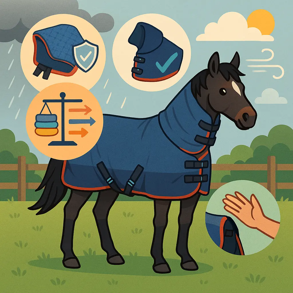 Turnout Rugs For Young Horses: Weights, Fit, UK Weather