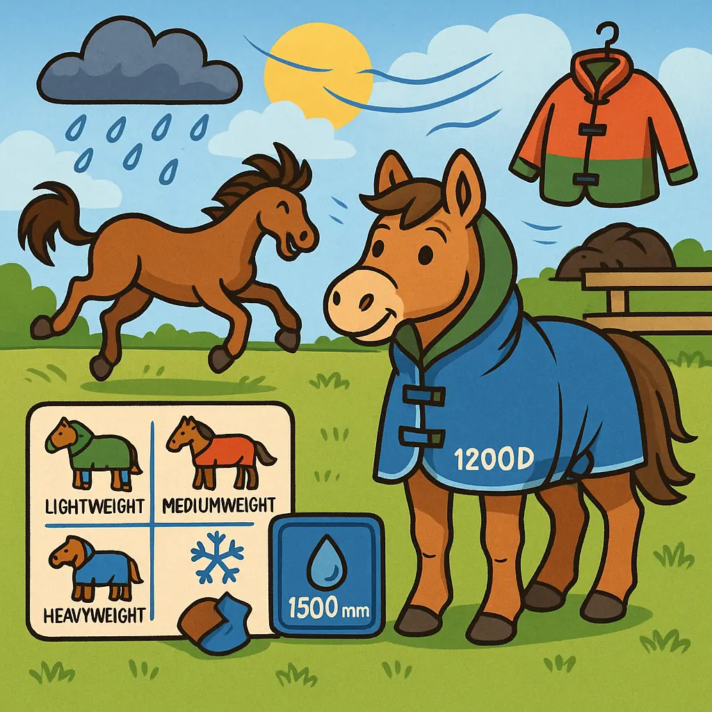Turnout Rugs For Young Horses: Weights, Fit, UK Weather
