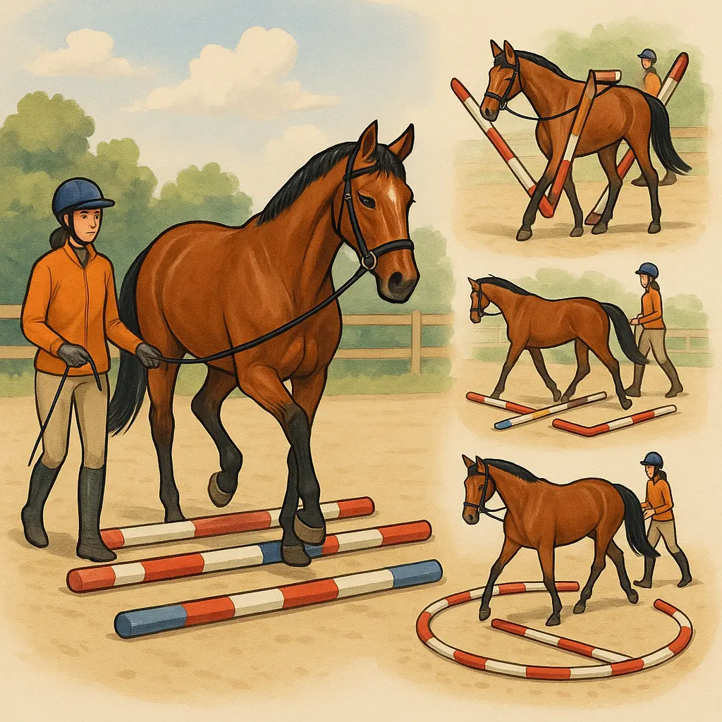 Polework For Ex-Racehorses: Build Balance And Topline