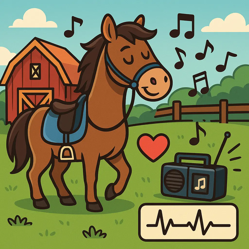 Music For Horses: 60 Minutes A Day For Calmer Stables