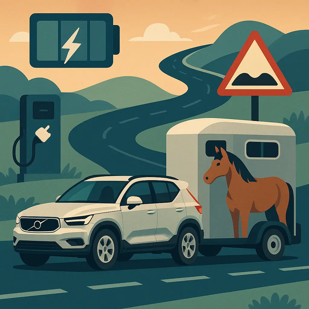 Volvo XC40 Recharge: Horse Trailer Limits And Range