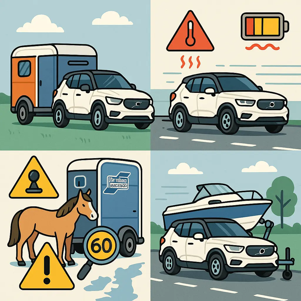 Volvo XC40 Recharge: Horse Trailer Limits And Range