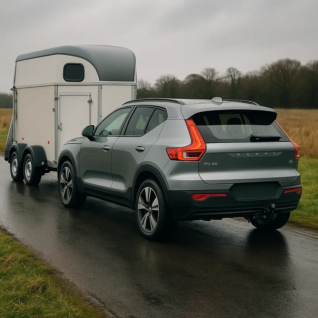Volvo XC40 Recharge: Horse Trailer Limits And Range
