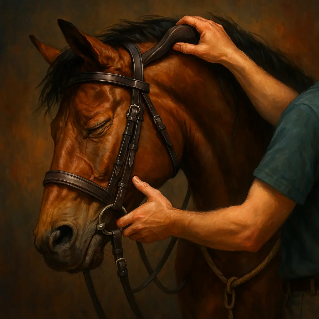Bridle Fit For Poll Comfort: Stop Head-Shy Resistance