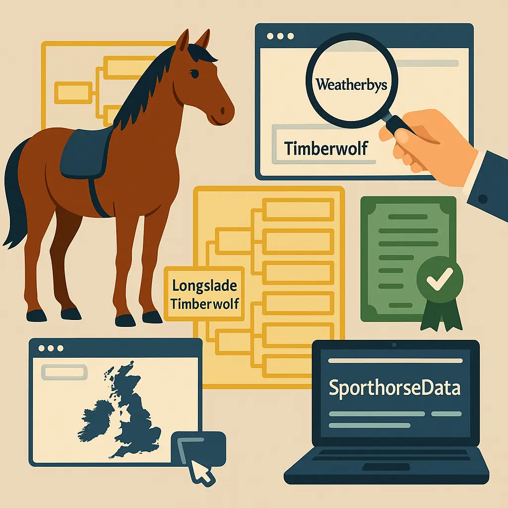 UK Sport Horse Pedigree: SporthorseData, SHB(GB), Weatherbys