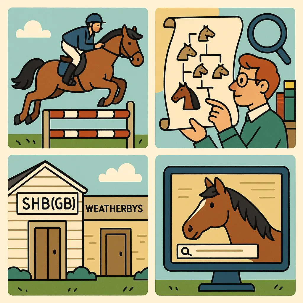 UK Sport Horse Pedigree: SporthorseData, SHB(GB), Weatherbys