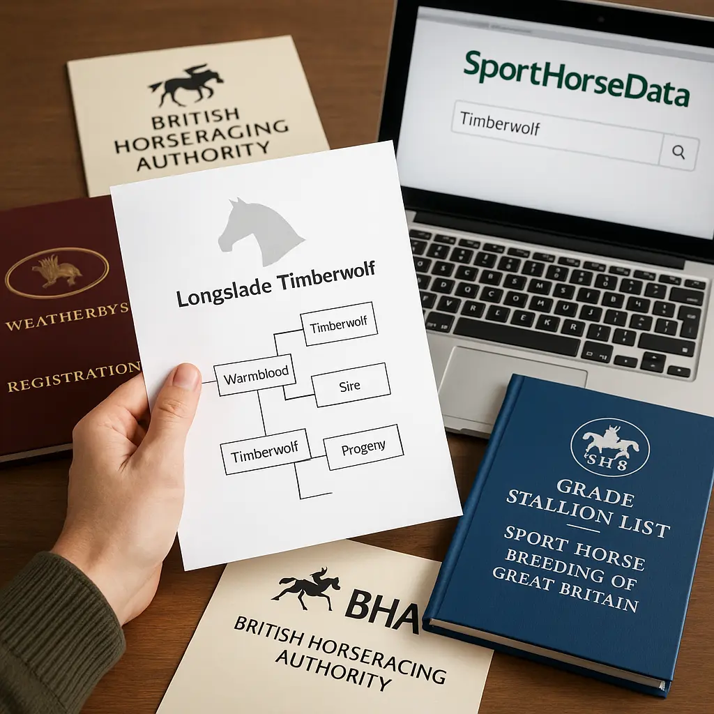 UK Sport Horse Pedigree: SporthorseData, SHB(GB), Weatherbys