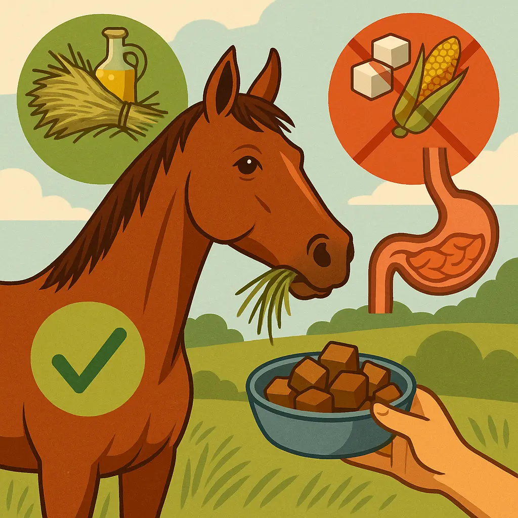 Ex-Race Thoroughbred Feeding: Calm With Fibre And Oil