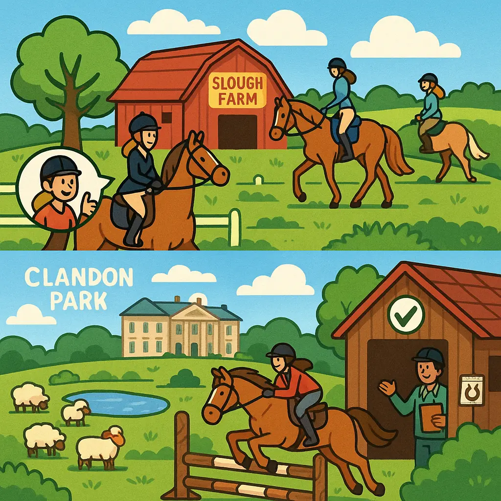 Private Hacking Near SW London: Clandon Park Vs Slough Farm