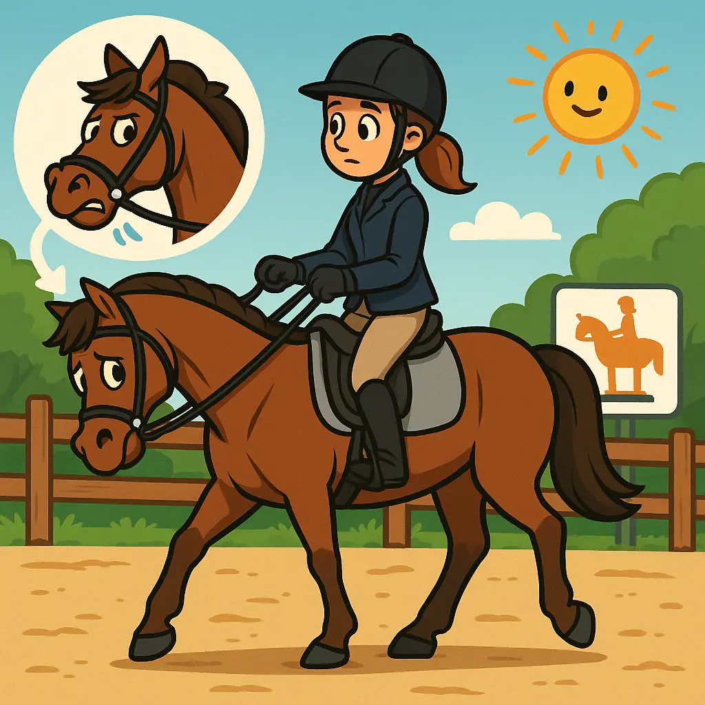 Horse Leaning On One Rein: Fix It With Outside Contact