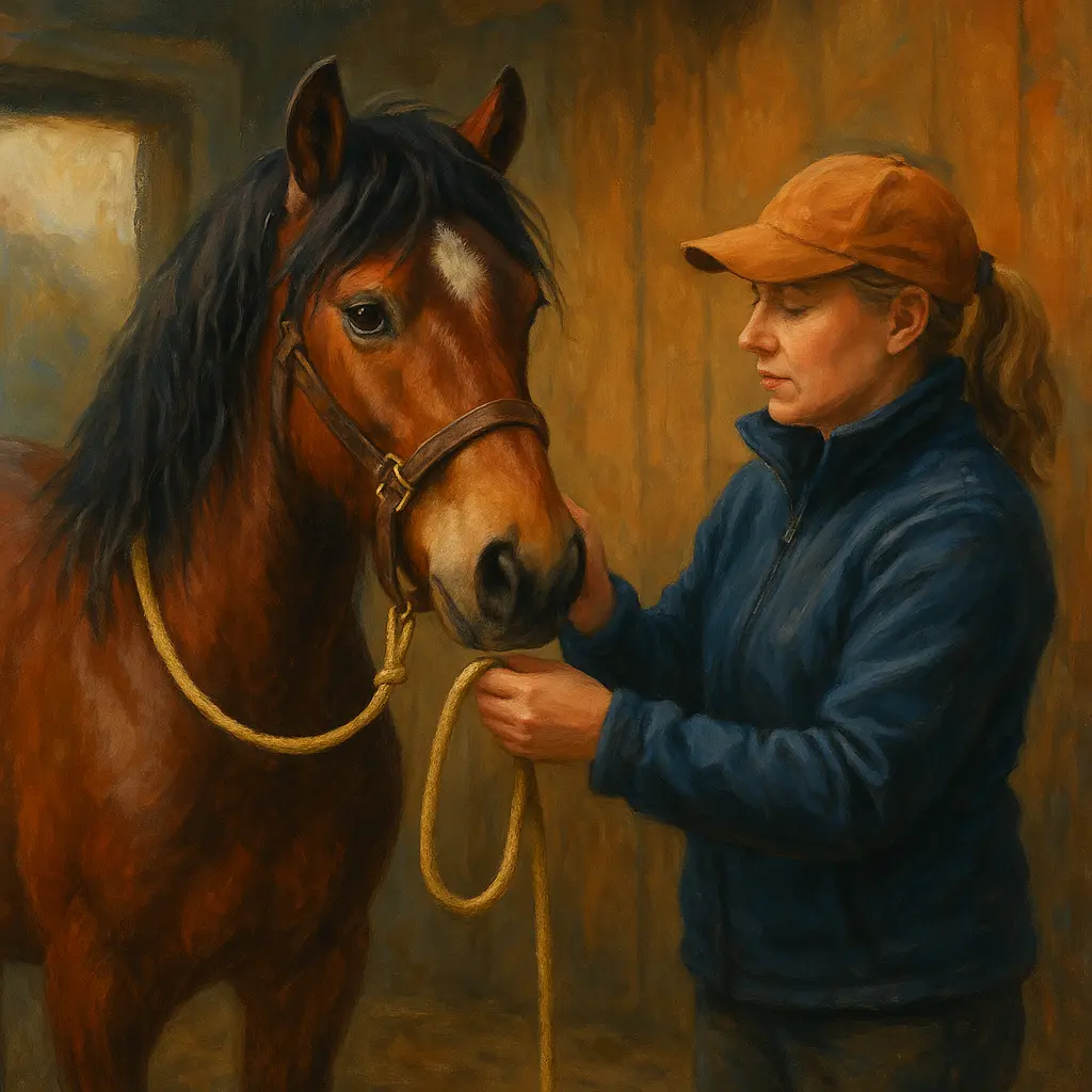 Headcollaring A Nervous 2-Year-Old Welsh Cob: Calm Steps