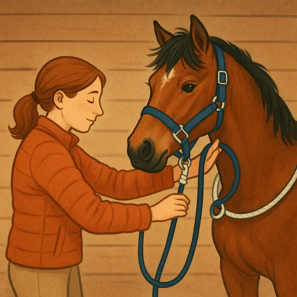 Headcollaring A Nervous 2-Year-Old Welsh Cob: Calm Steps
