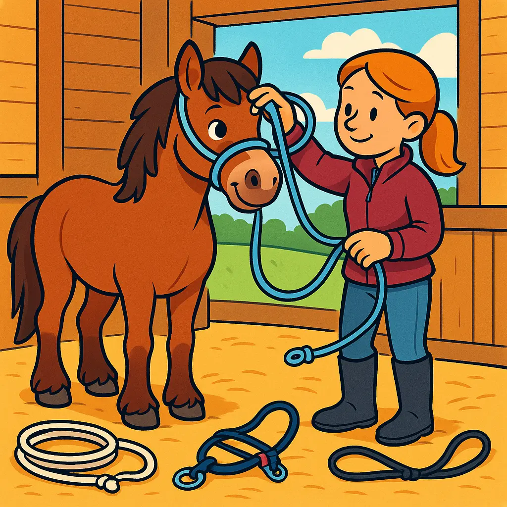 Headcollaring A Nervous 2-Year-Old Welsh Cob: Calm Steps