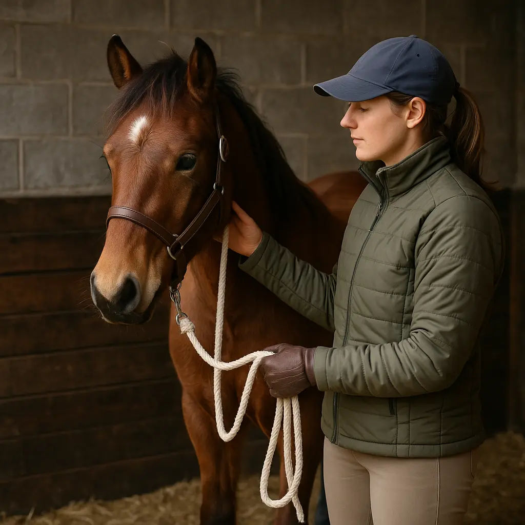 Headcollaring A Nervous 2-Year-Old Welsh Cob: Calm Steps