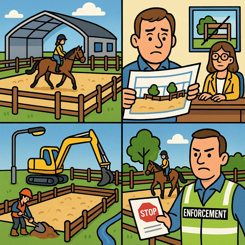 Sand School Planning Permission: UK Approval And Build Time