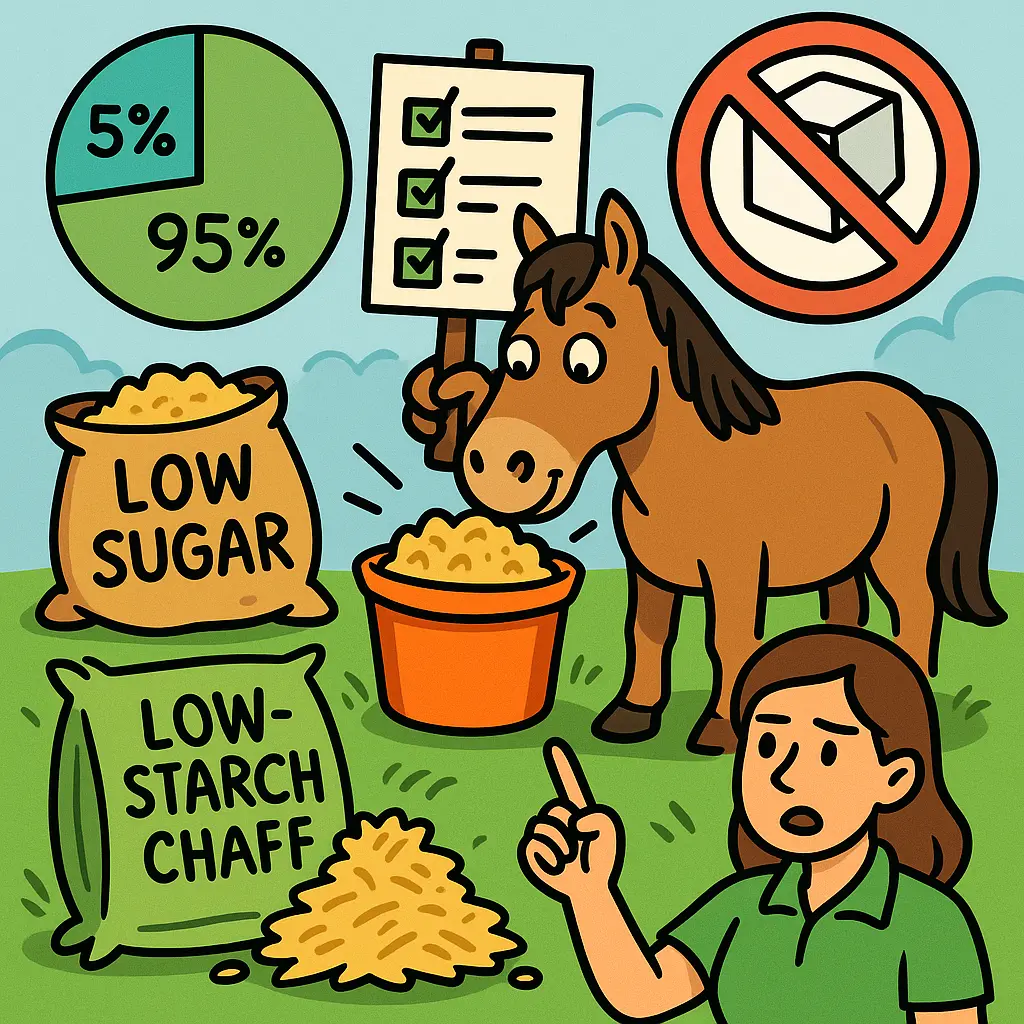 Best Low-Sugar Chaff For EMS Horses: UK Picks And Tips