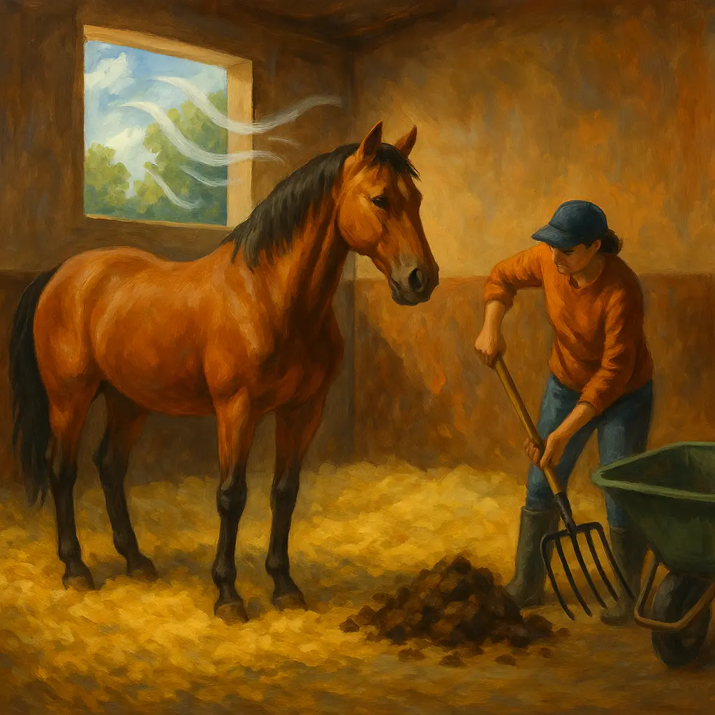 Daily Muck-Out Beats Deep Litter For Allergy-Prone Horses
