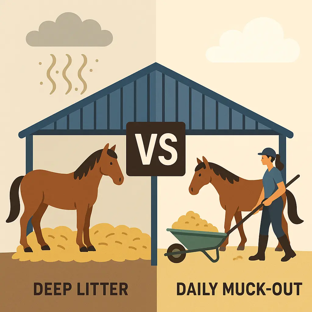 Daily Muck-Out Beats Deep Litter For Allergy-Prone Horses