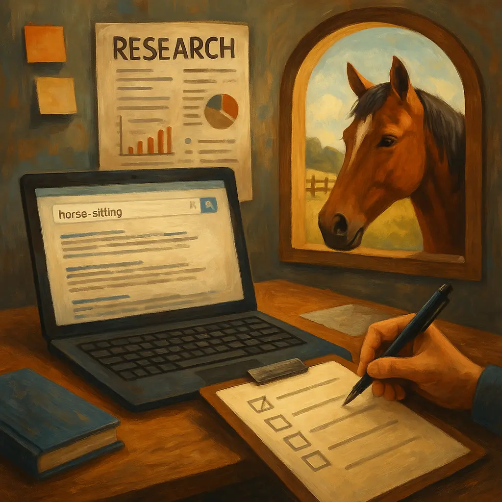 Horse Sitter: Choose, Brief And Keep Routine Consistent