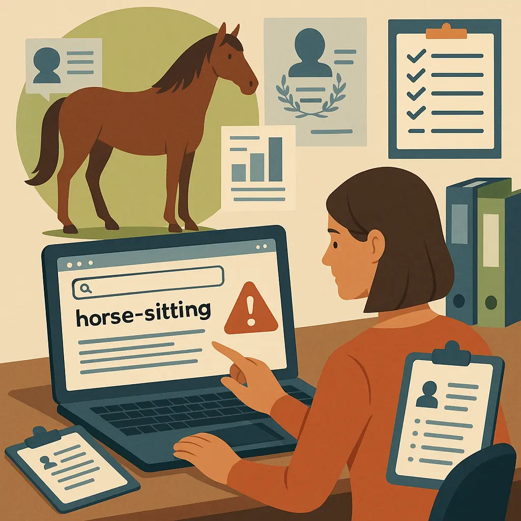 Horse Sitter: Choose, Brief And Keep Routine Consistent