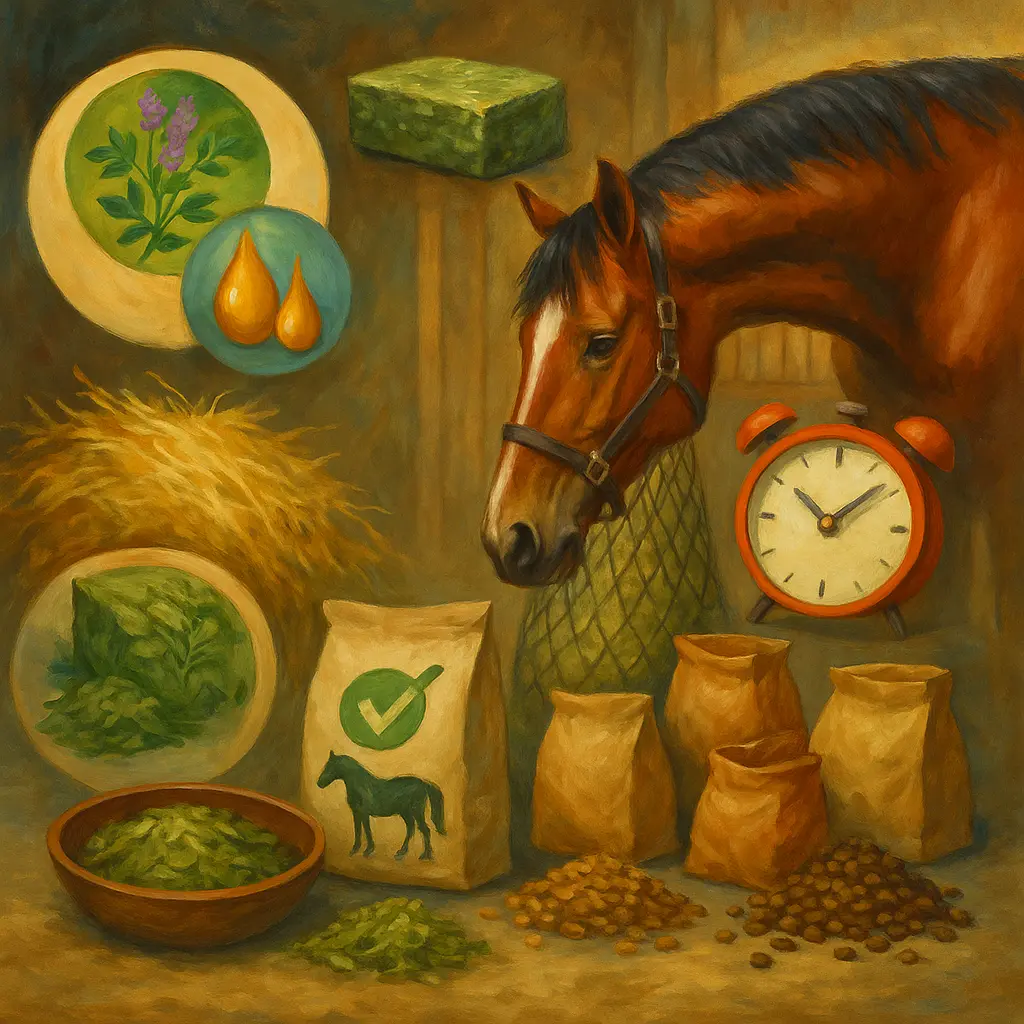 Ulcer-Prone Horses: Low-Starch, High-Oil Weight Gain