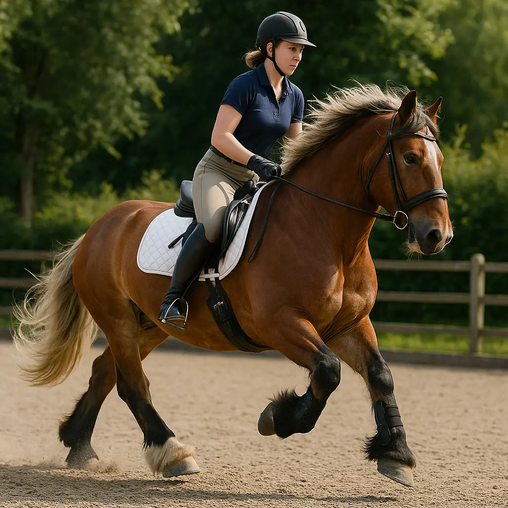 Lighten Your Cob's Forehand For Uphill, Balanced Canter