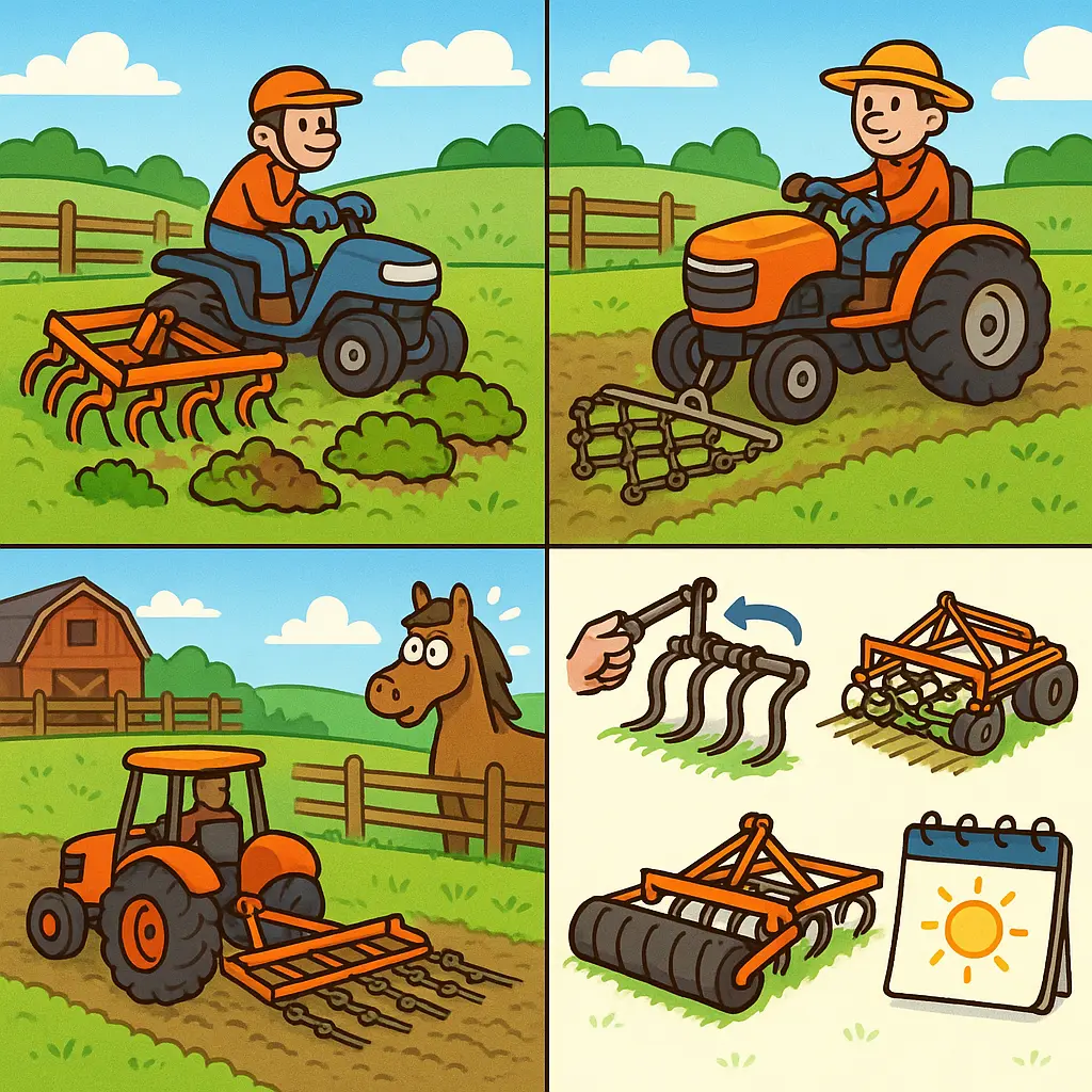 Best Harrow For UK Horse Paddocks: Spring Tine Or Chain