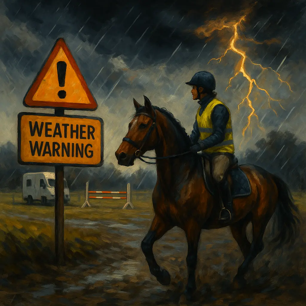UK Horse Riding Weather Safety: Cancel, Travel, Adapt