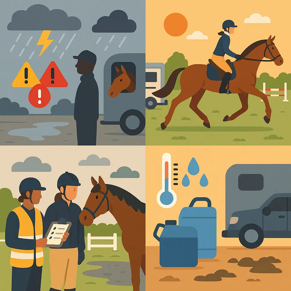 UK Horse Riding Weather Safety: Cancel, Travel, Adapt